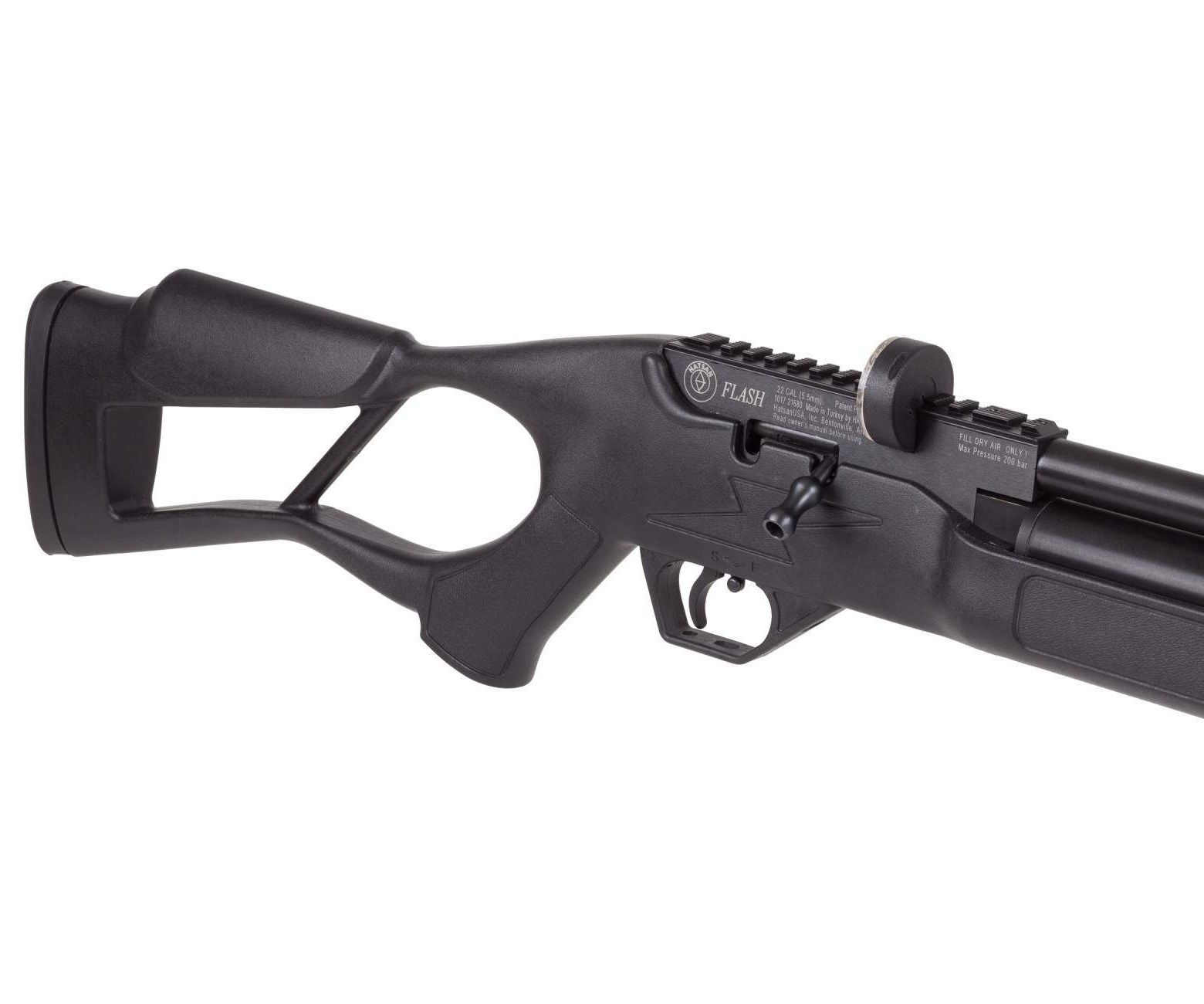 Пневматическая винтовка Hatsan Flash QE (PCP, модератор, 3 Дж) 5,5 мм, изображение 5