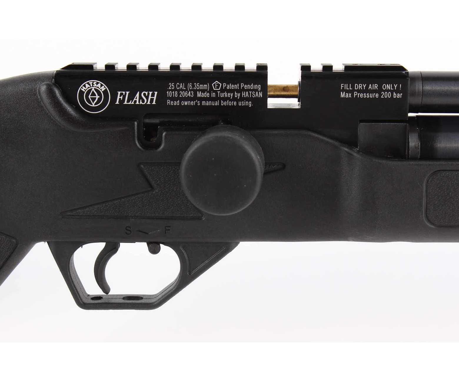 Пневматическая винтовка Hatsan Flash (PCP, 3 Дж) 6,35 мм, изображение 7