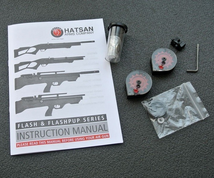 Пневматическая винтовка Hatsan Flash QE (PCP, модератор) 4,5 мм, изображение 8