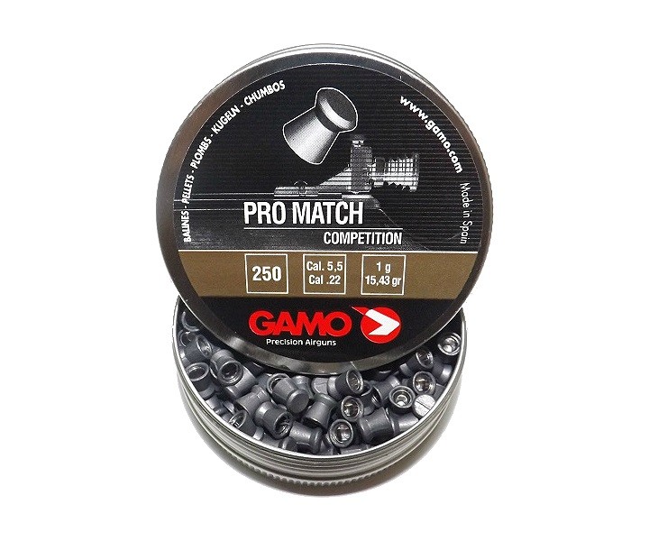 Пули Gamo Pro Match 5,5 мм, 1 грамм, 250 штук, изображение 2