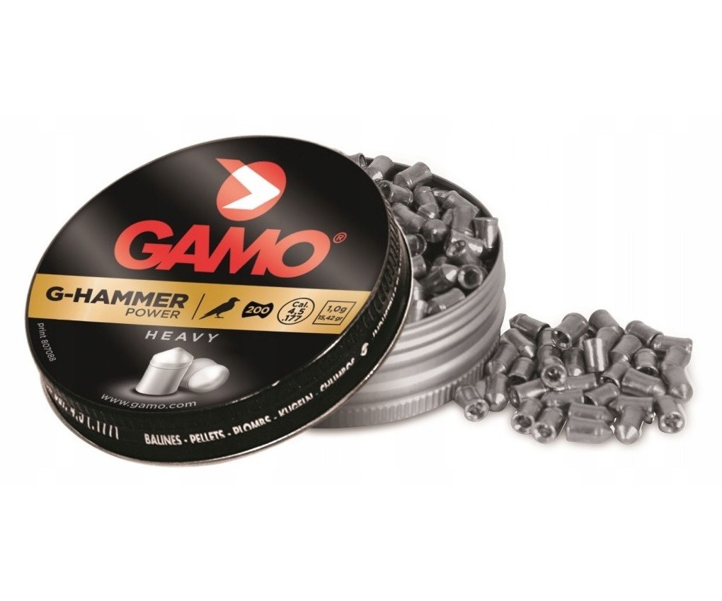 Пули Gamo G-Hammer 4,5 мм, 1,0 грамм, 200 штук, изображение 2