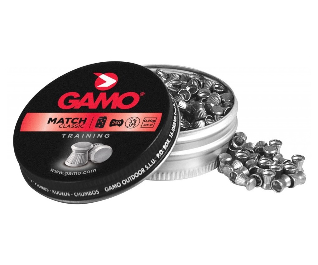 Пули Gamo Match 4,5 мм, 0,49 грамм, 250 штук, изображение 2