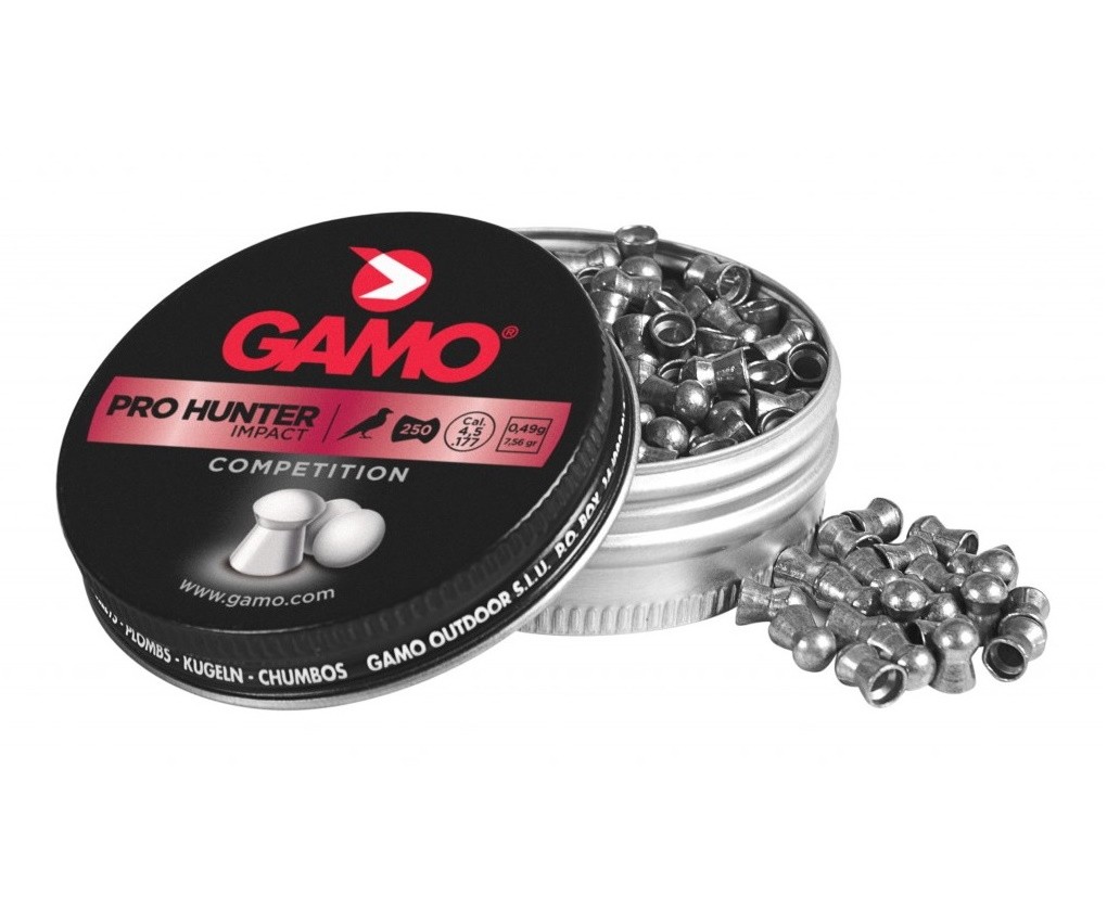 Пули Gamo Pro Hunter 4,5 мм, 0,49 грамм, 250 штук, изображение 2