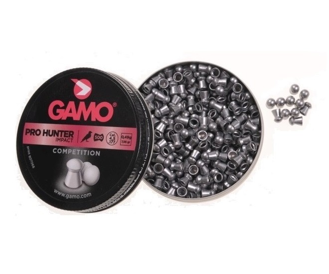 Пули Gamo Pro Hunter 4,5 мм, 0,49 грамм, 500 штук, изображение 2