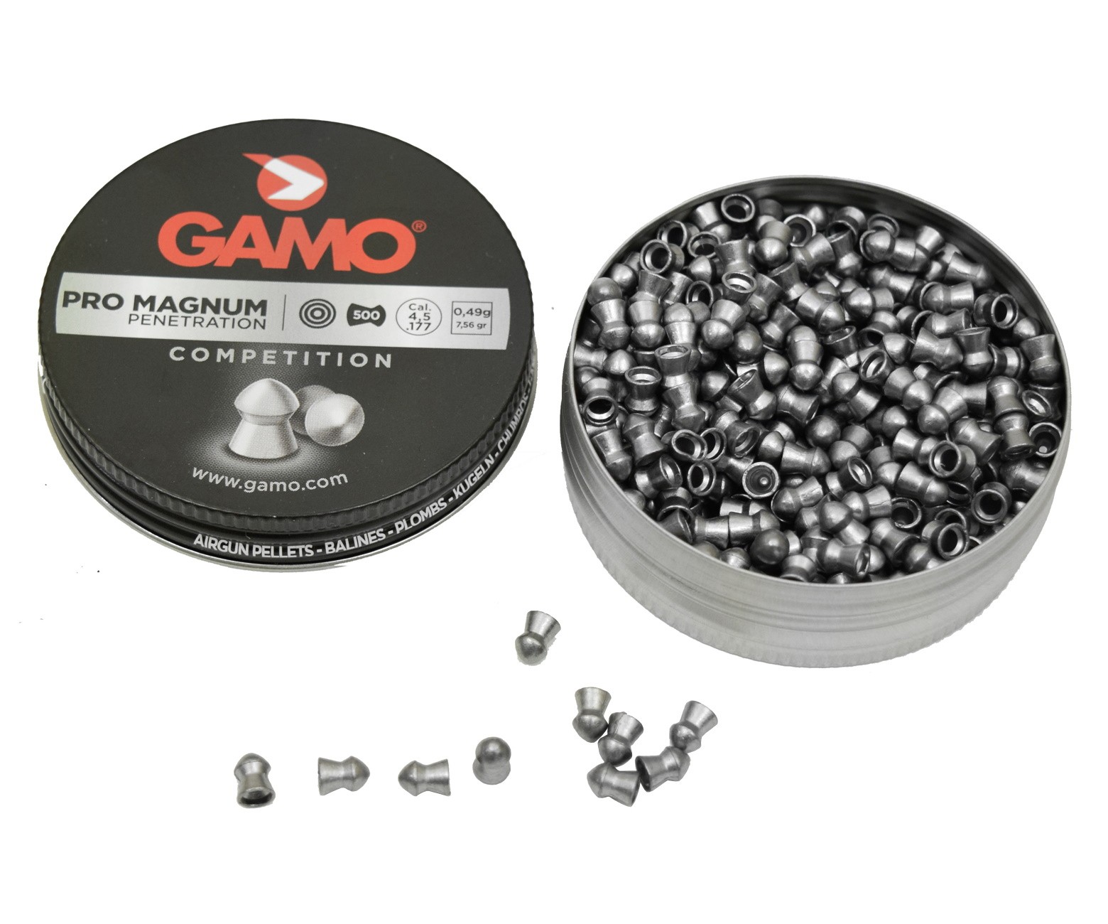 Пули Gamo Pro Magnum 4,5 мм, 0,49 грамм, 500 штук, изображение 2