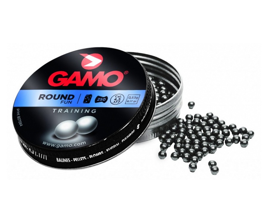 Шарики Gamo Round 4,5 мм, 0,53 грамм, 250 штук, изображение 2