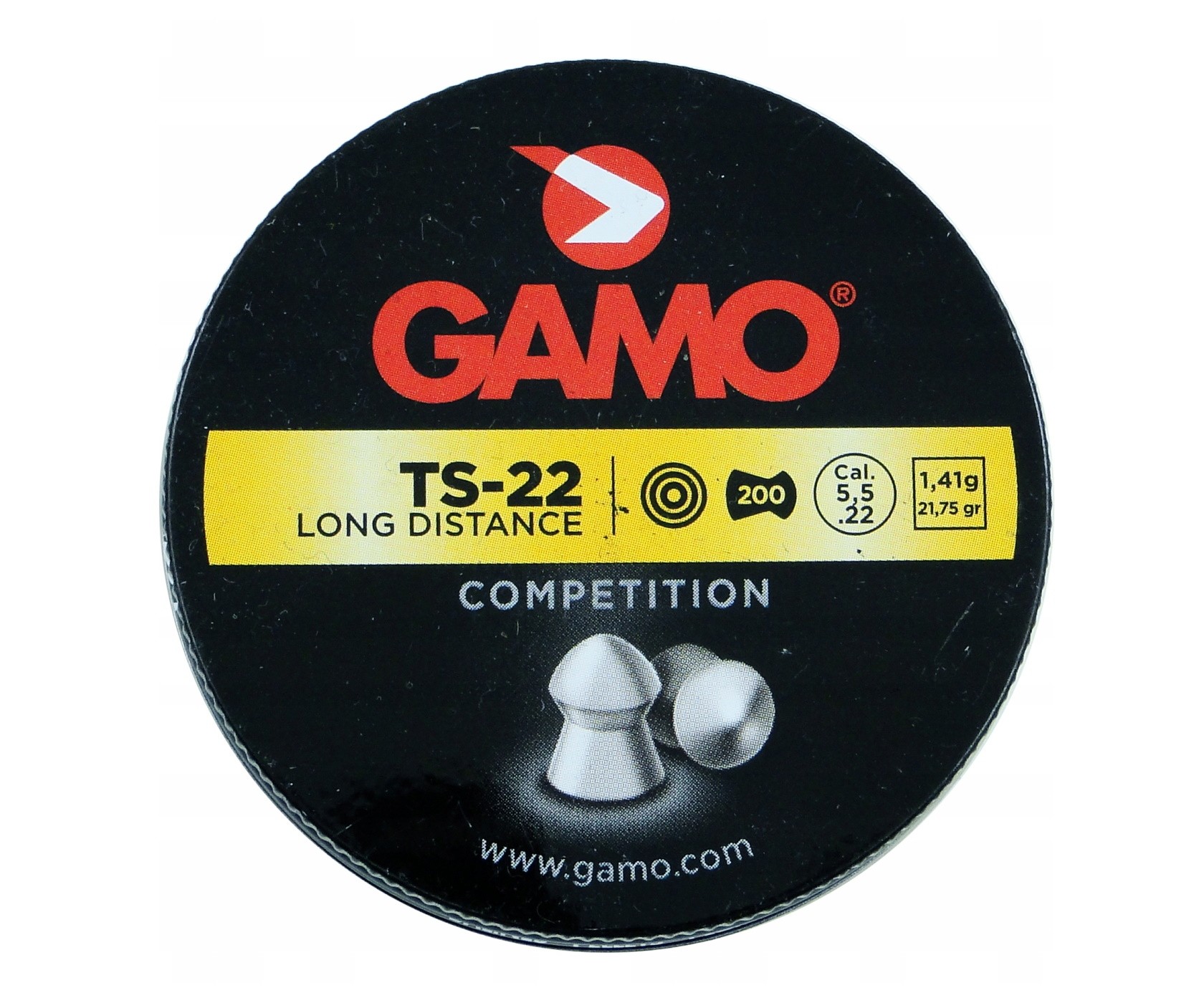 Пули Gamo TS-22 5,5 мм, 1,4 грамм, 200 штук