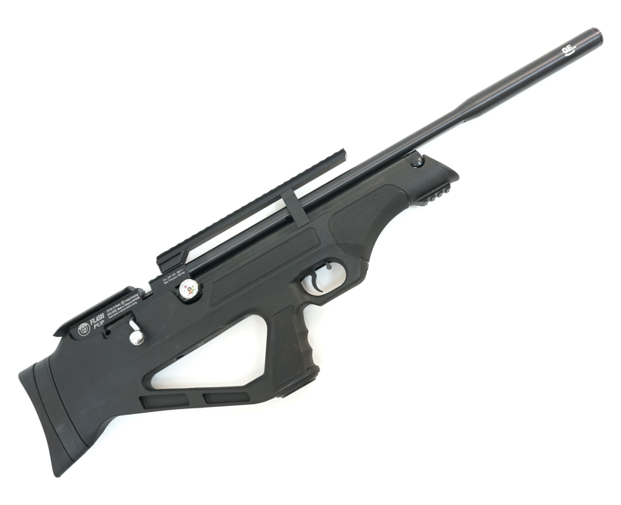Пневматическая винтовка Hatsan Flashpup-S QE (пластик, PCP, модератор, 3 Дж) 6,35 мм, изображение 3