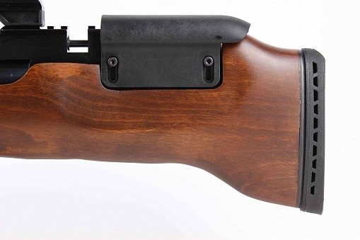 Пневматическая винтовка Hatsan Flashpup-W QE (дерево, PCP, модератор, 3 Дж) 5,5 мм, изображение 8