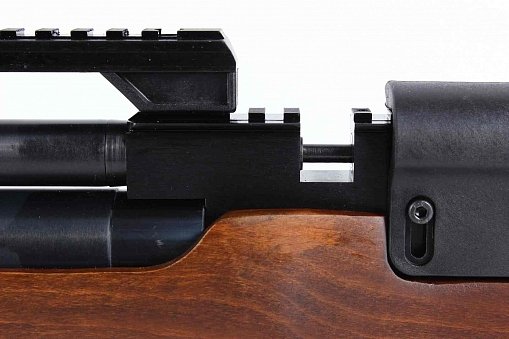 Пневматическая винтовка Hatsan Flashpup-W QE (дерево, PCP, модератор, 3 Дж) 5,5 мм, изображение 9