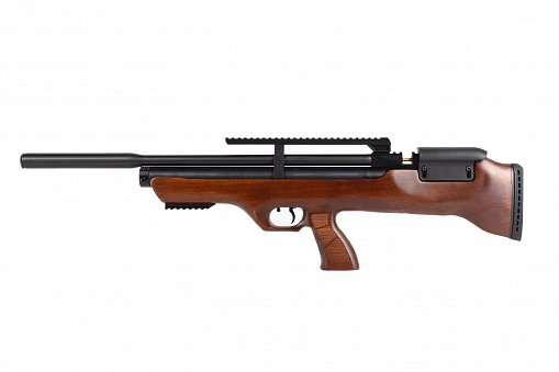 Пневматическая винтовка Hatsan Flashpup-W QE (дерево, PCP, модератор, 3 Дж) 6,35 мм, изображение 2