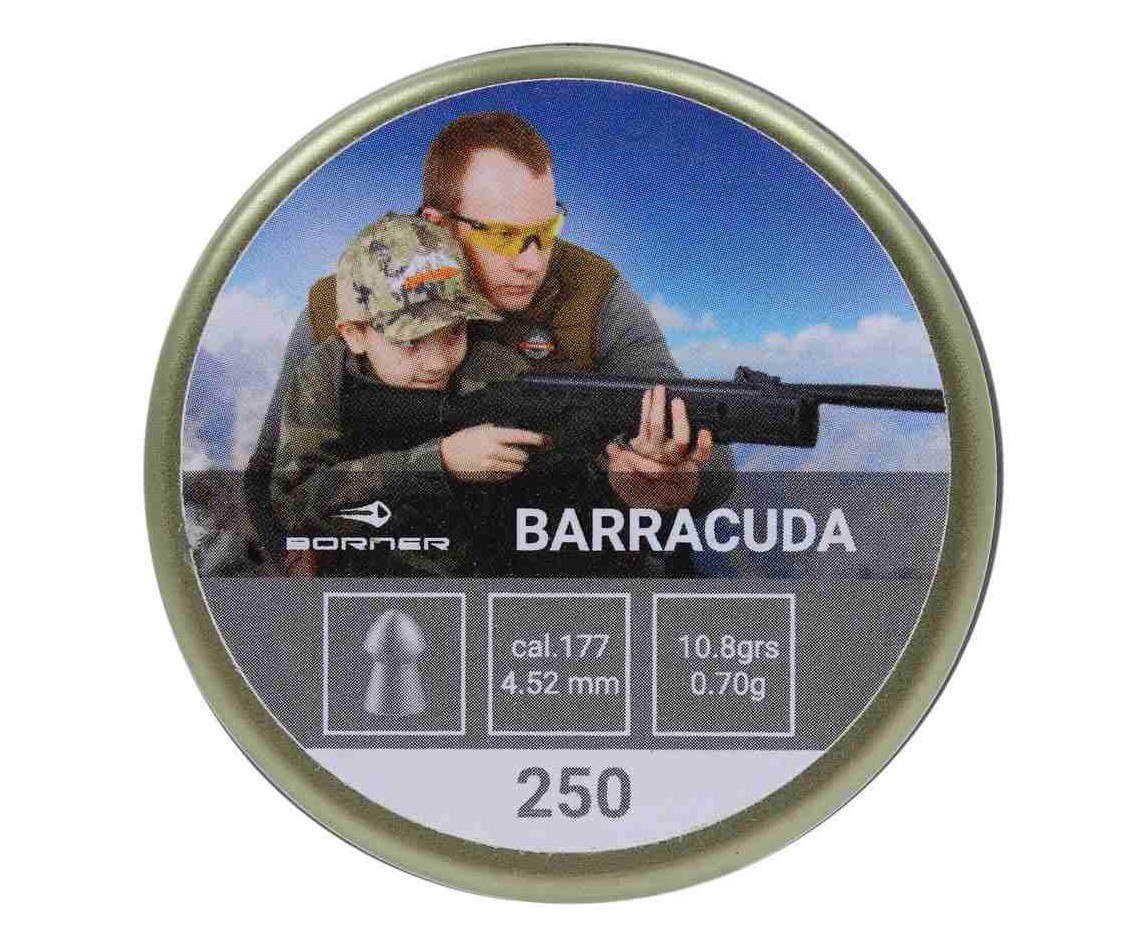 Пули Borner Barracuda 4,5 мм, 0,70 грамм, 250 штук
